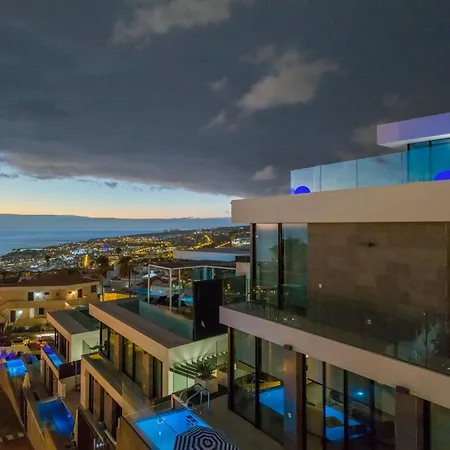 Villa B With Priv, Heated Pool And Ocean View The View Tenerife فيلة أذيخي