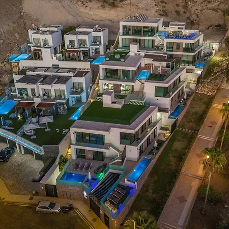 Villa B With Priv, Heated Pool And Ocean View The View Tenerife فيلة